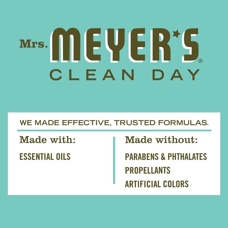 MRS. MEYER'S CLEAN D السّيدة. مايرز كلين داي للغرفة ومعطر الهواء، زجاجة رذاذ غير بخاخة مملوءة بالزيوت العطرية والريحان، 8 أونصة سائلة. أوقية - Image 4